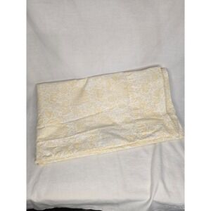 LAUREN RALPH LAUREN  YELLOW & WHITE‎  31" PILLOW CASE 100% COTTON EUC